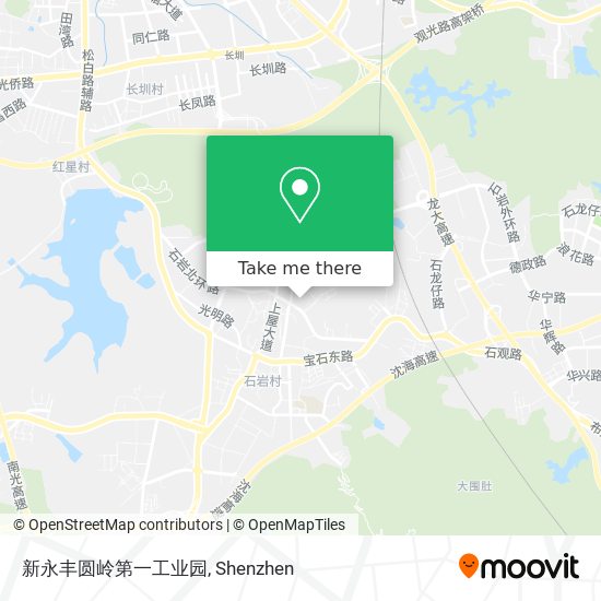 新永丰圆岭第一工业园 map