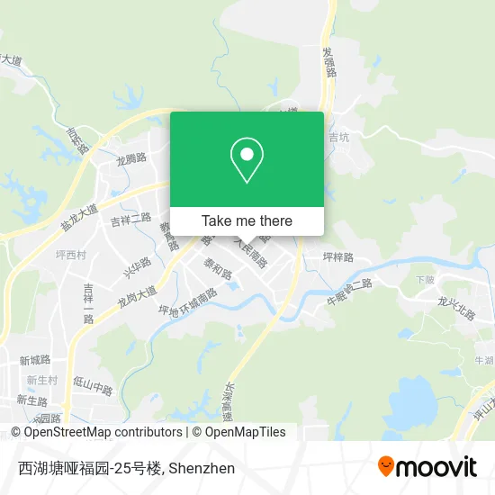 西湖塘哑福园-25号楼 map