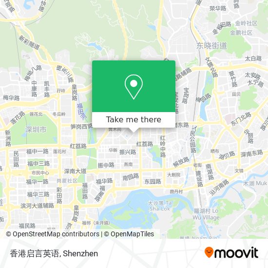 香港启言英语 map