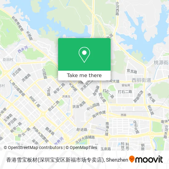 香港雪宝板材(深圳宝安区新福市场专卖店) map