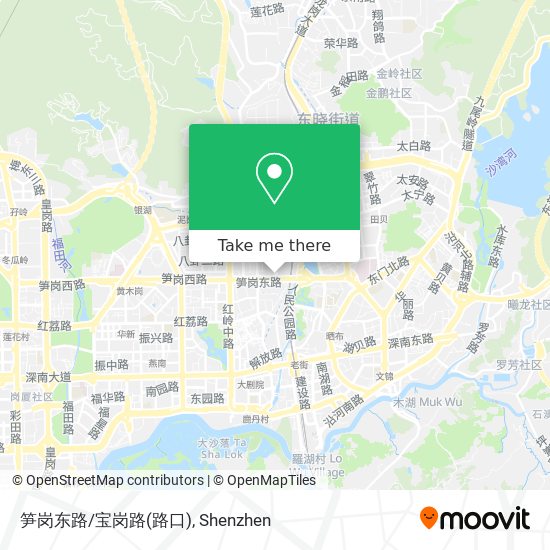 笋岗东路/宝岗路(路口) map