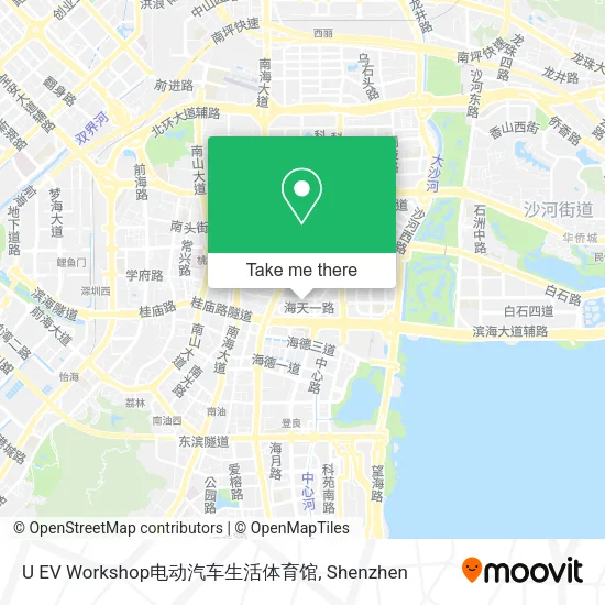 U EV Workshop电动汽车生活体育馆 map