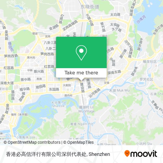 香港必高信洋行有限公司深圳代表处 map