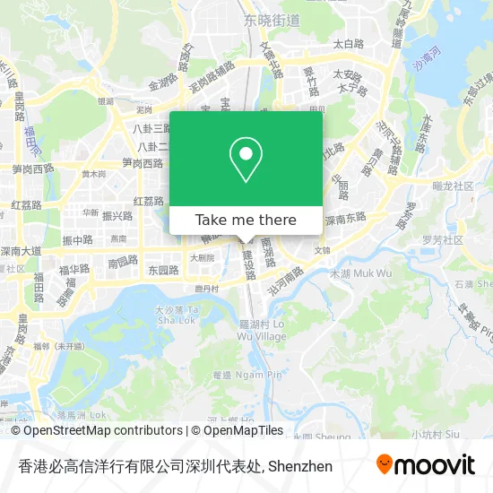 香港必高信洋行有限公司深圳代表处 map