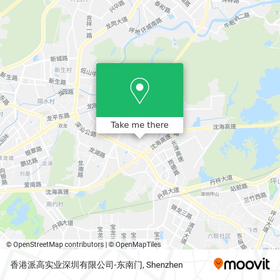 香港派高实业深圳有限公司-东南门 map