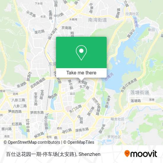 百仕达花园一期-停车场(太安路) map