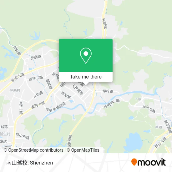南山驾校 map