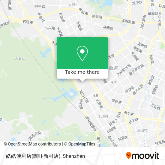皓皓便利店(陶吓新村店) map