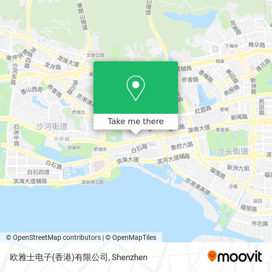 欧雅士电子(香港)有限公司 map