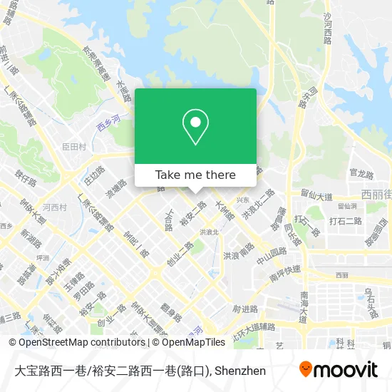 大宝路西一巷/裕安二路西一巷(路口) map