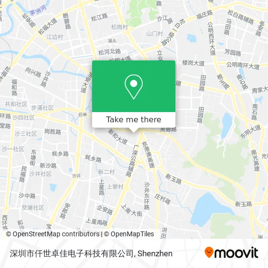 深圳市仟世卓佳电子科技有限公司 map