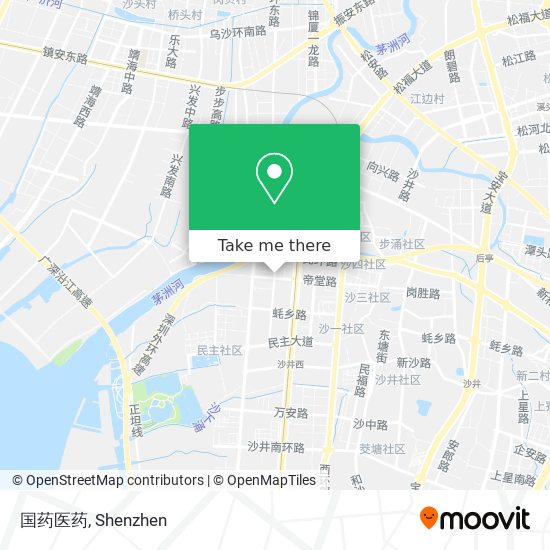 国药医药 map