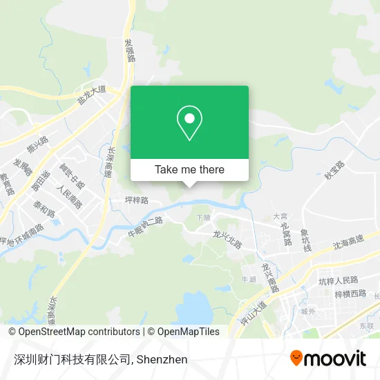 深圳财门科技有限公司 map