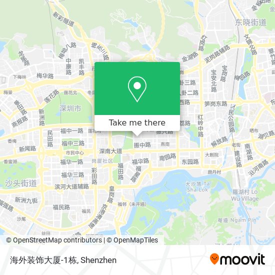 海外装饰大厦-1栋 map