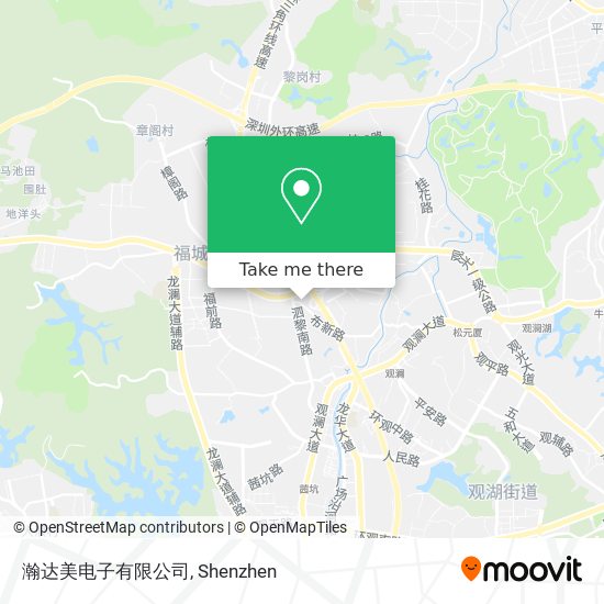瀚达美电子有限公司 map