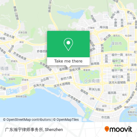 广东瀚宇律师事务所 map