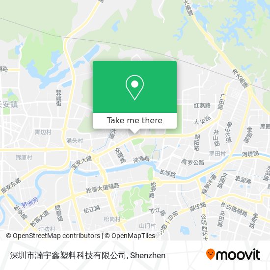 深圳市瀚宇鑫塑料科技有限公司 map