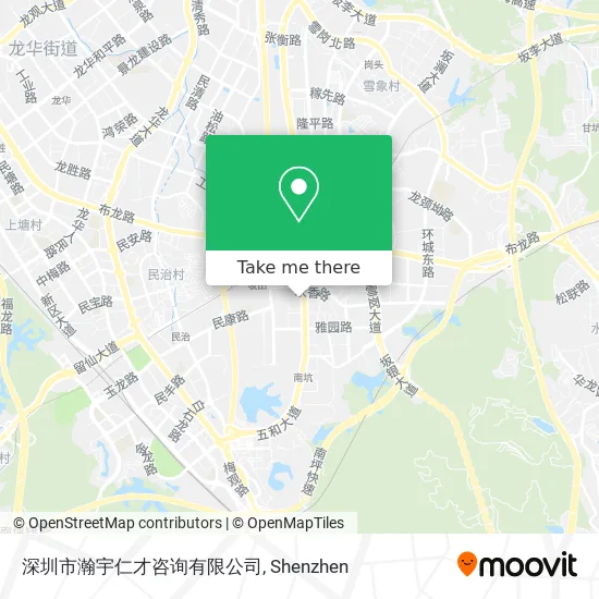 深圳市瀚宇仁才咨询有限公司 map