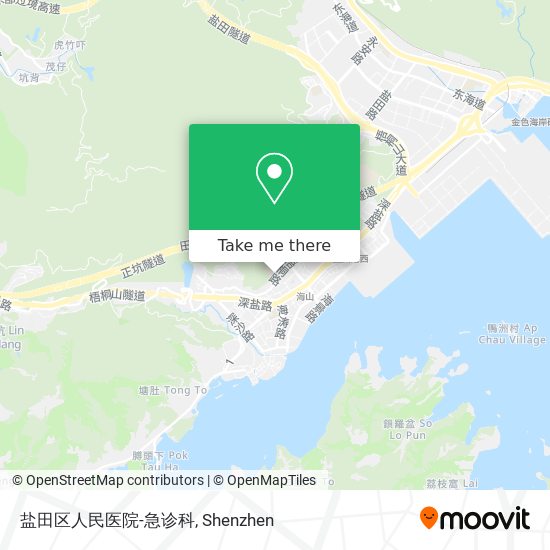 盐田区人民医院-急诊科 map