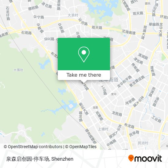 泉森启创园-停车场 map