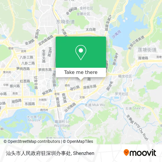 汕头市人民政府驻深圳办事处 map