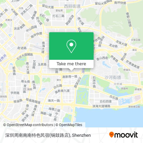 深圳周南南南特色民宿(铜鼓路店) map