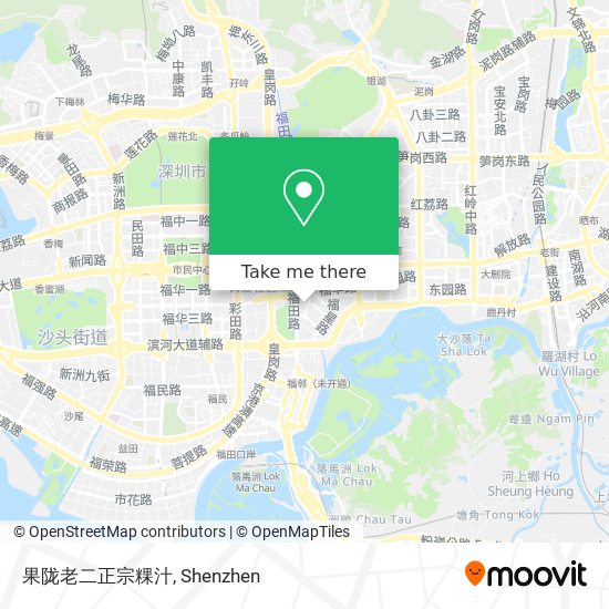 果陇老二正宗粿汁 map
