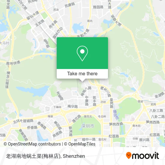 老湖南地锅土菜(梅林店) map