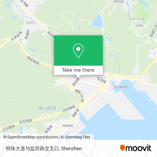 明珠大道与盐田路交叉口 map