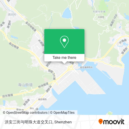 洪安三街与明珠大道交叉口 map