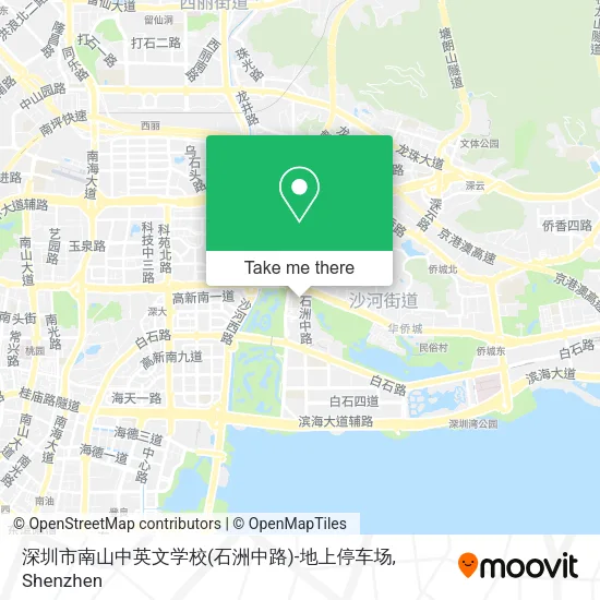 深圳市南山中英文学校(石洲中路)-地上停车场 map
