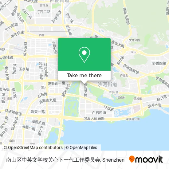南山区中英文学校关心下一代工作委员会 map