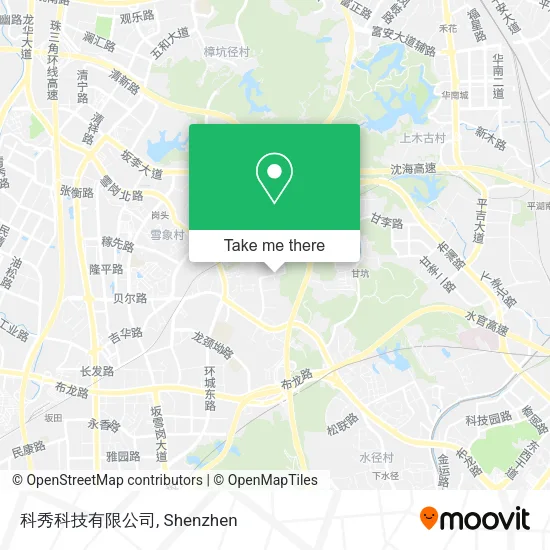 科秀科技有限公司 map