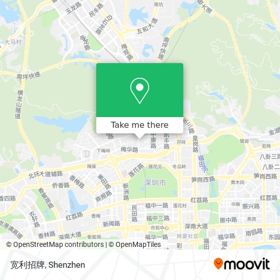 宽利招牌 map