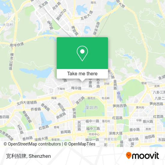宽利招牌 map