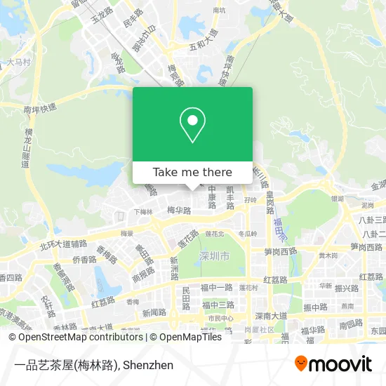 一品艺茶屋(梅林路) map