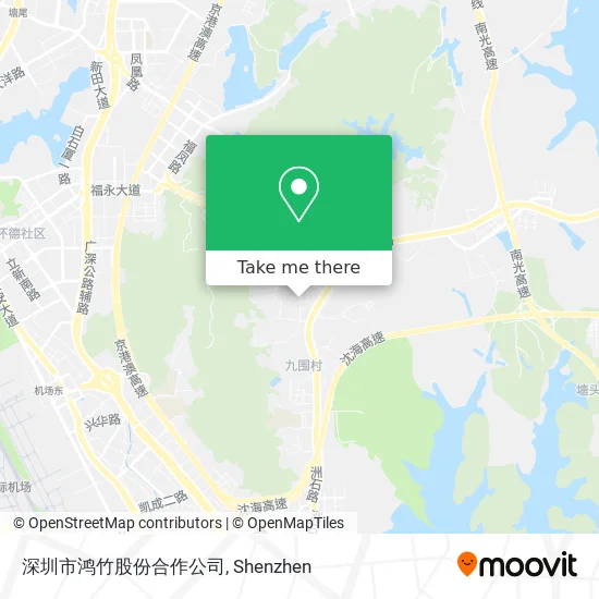 深圳市鸿竹股份合作公司 map