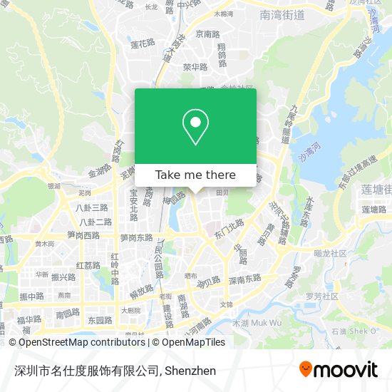 深圳市名仕度服饰有限公司 map