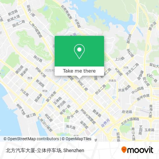 北方汽车大厦-立体停车场 map