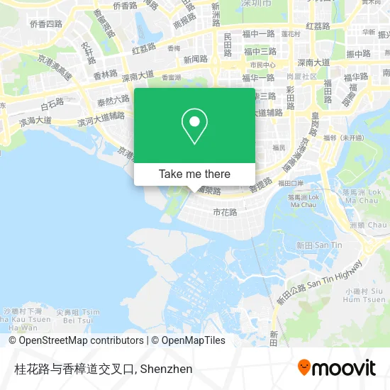 桂花路与香樟道交叉口 map