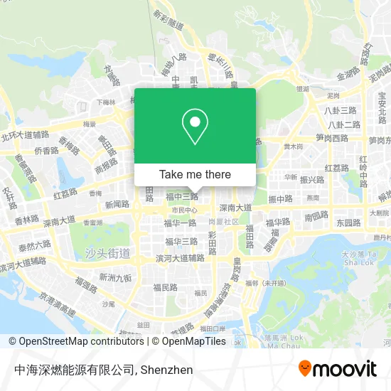 中海深燃能源有限公司 map
