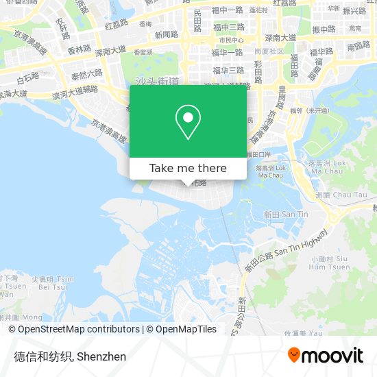 德信和纺织 map
