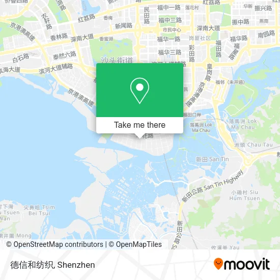 德信和纺织 map