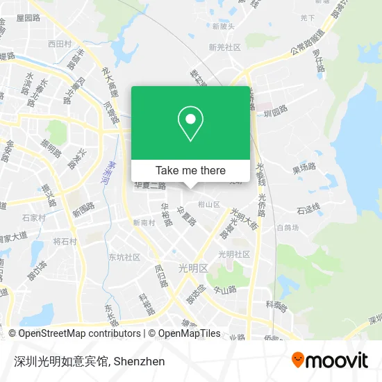 深圳光明如意宾馆 map
