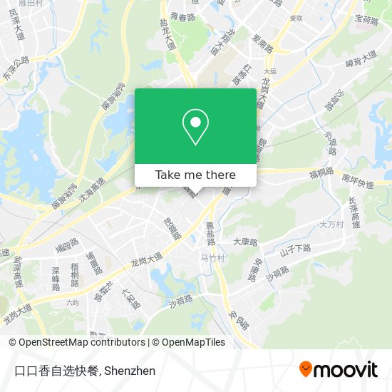 口口香自选快餐 map