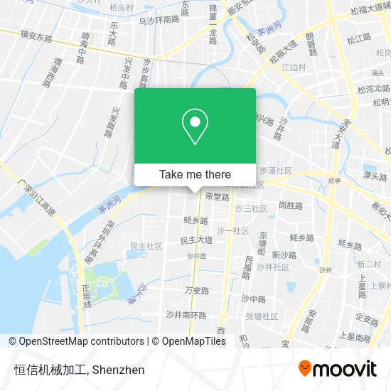恒信机械加工 map