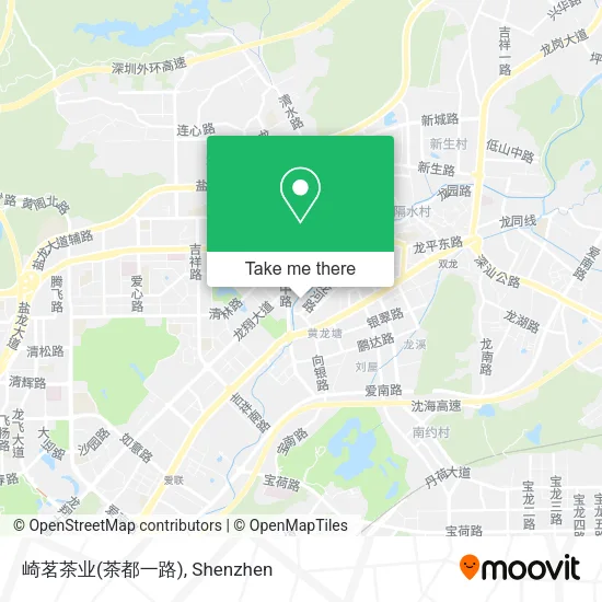 崎茗茶业(茶都一路) map