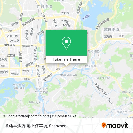 圣廷丰酒店-地上停车场 map