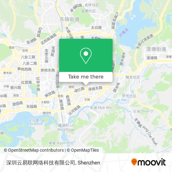 深圳云易联网络科技有限公司 map