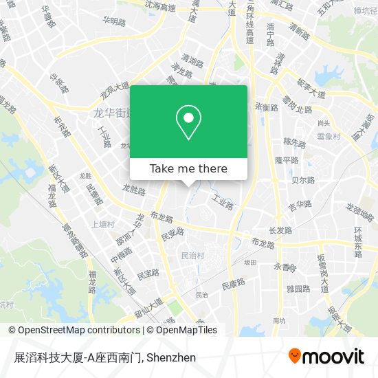 展滔科技大厦-A座西南门 map